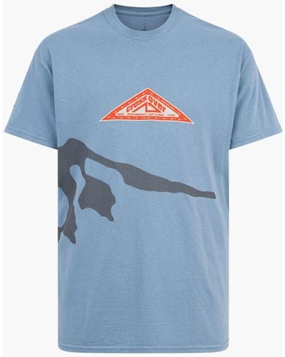 Travis Scott Crossover Emblem T-shirt "" - Blue