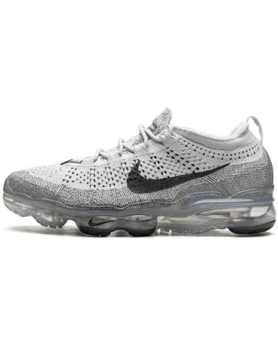 Nike Air Vapormax 2023 Flyknit "pure Platinum Anthracite" Shoes - Grey
