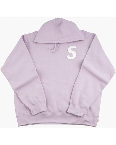 Supreme S Logo Hoodie "ss 20" - Purple