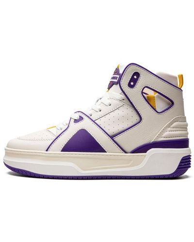 Just Don Courtside High "lakers" Shoes - Black