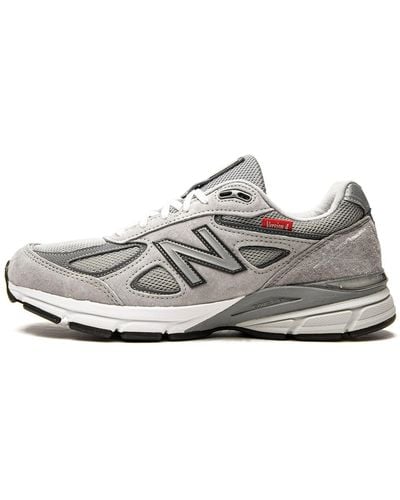 New Balance 990 V4 Made In Usa "grey" Shoes - Gray