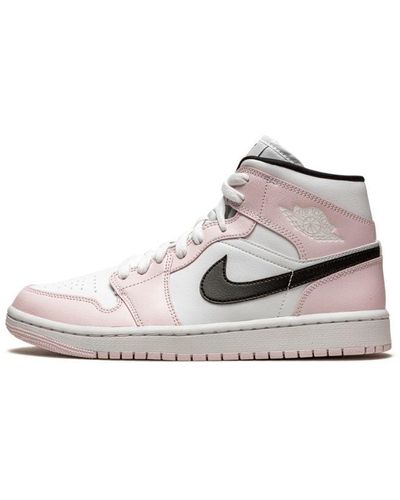Nike Air 1 Mid Mns "barely Rose" Shoes - Black