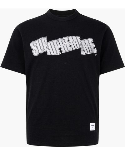 Supreme Cut Logo S/s Top "ss 21" - Black