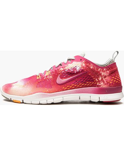 Nike Free 5.0 Tr Fit 4 Prt Shoes - Pink