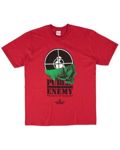 Supreme Udc Public Enemy Terrordome T-shirt "ss 18" - Red
