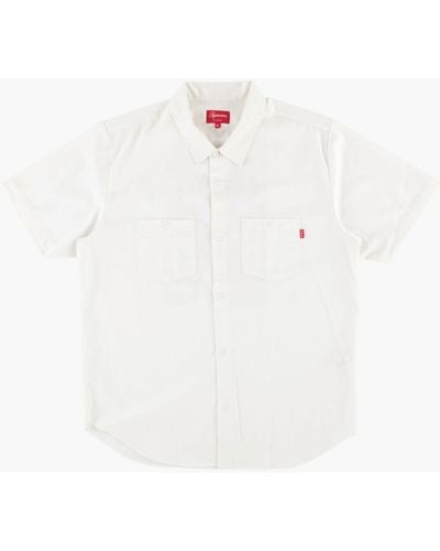 Supreme Michael Jackson S/s Work Shirt "ss 17" - White
