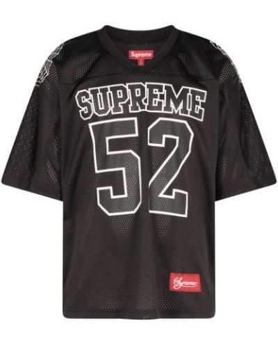 Supreme Spiderweb Football Jersey "ss24 - Black