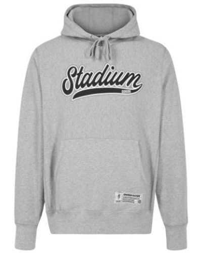 Stadium Goods Script Logo Hoodie "grey" - Black