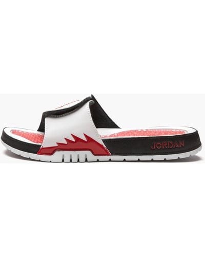 Nike Hydro 5 Retro Slide "fire Red 5" Shoes - Multicolor