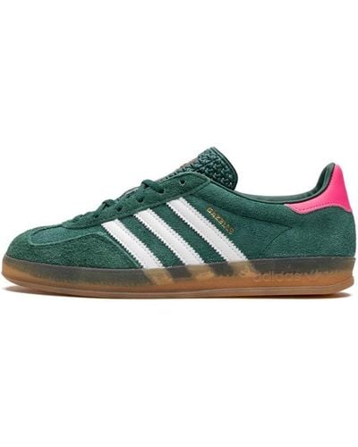 adidas Gazelle Indoor "collegiate Green / Lucid Pink" Shoes - Blue