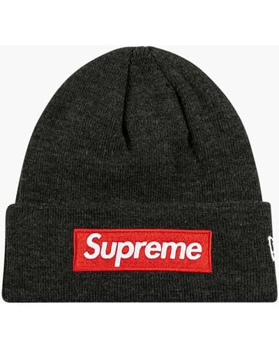 Supreme New Era Box Logo Beanie "fw 21" - Black