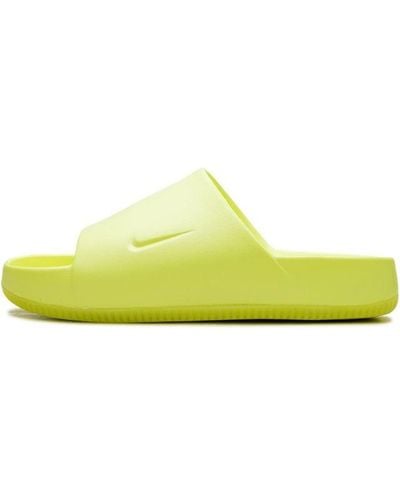 Nike Calm Slide "volt" Shoes - Yellow