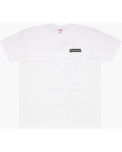 Supreme No More Sh*t T-shirt "fw 20" - White