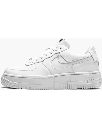 Nike Air Force 1 Pixel Mns "triple White" Shoes - Black