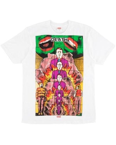 Supreme Death T-shirt "ss 19 Gilbert And George" - Black