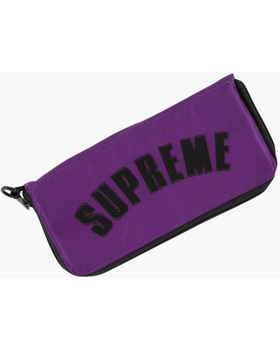 Supreme Tnf Arc Logo Organizer "ss 19" - Purple
