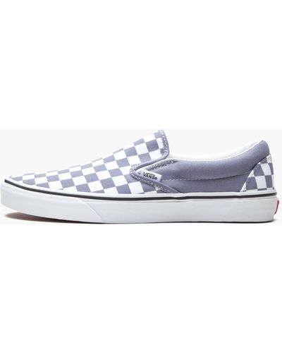Vans Checkerboard Slip-on "blue Granite" Shoes