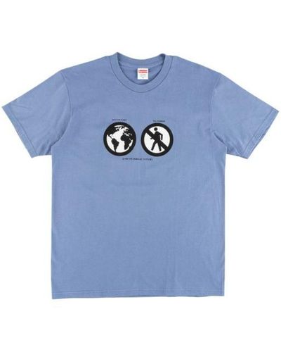 Supreme Save The Planet T-shirt "fw 19" - Blue