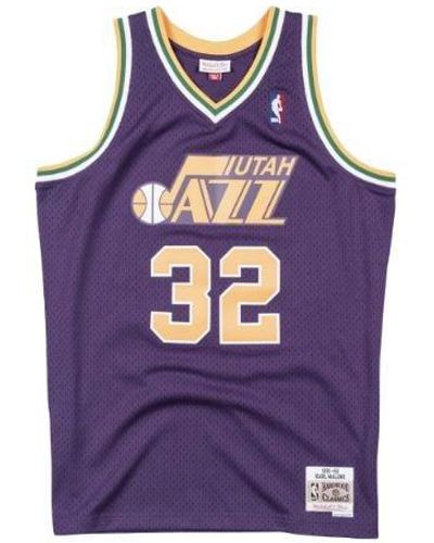 Mitchell & Ness Swingman Jersey "nba Utah Jazz 91 Karl Malone" - Black