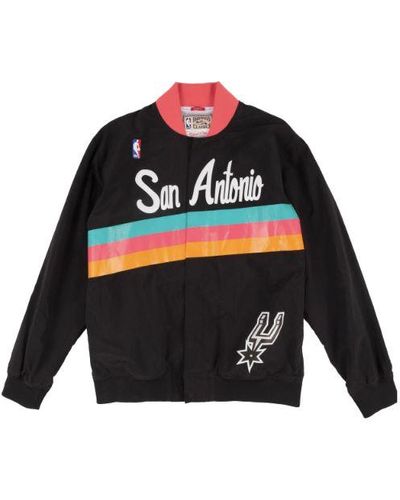 Mitchell & Ness Warm Up Jacket "nba San Antonio Spurs 94-95" - Black