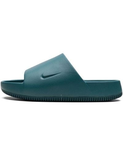Nike Calm Slide "geode Teal" Shoes - Blue