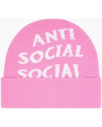 ANTI SOCIAL SOCIAL CLUB Jaccardo Pink Beanie