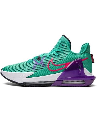 Nike Lebron Witness Vi "clear Emerald / Wild Berry" Shoes - Green