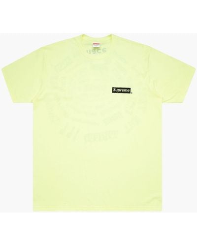 Supreme Spiral T-shirt "ss 21" - Yellow