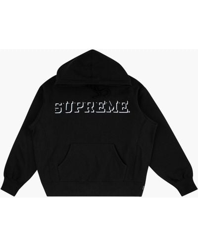 Supreme Drop Shadow Hoodie "fw 20" - Black