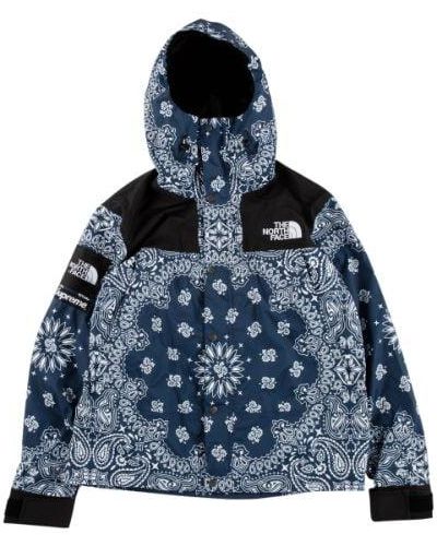 Supreme Tnf Bandana Mountain Parka "paisley (fw14)" - Black