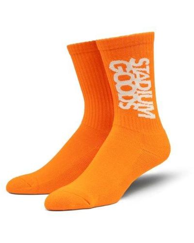 Stadium Goods Crew Sock "neon Orange"