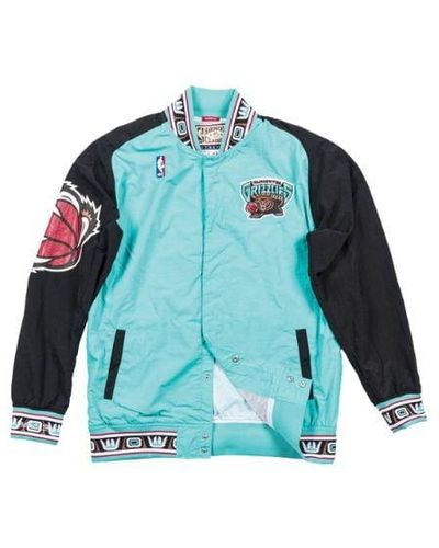Mitchell & Ness Authentic Warm Up Jacket "nba Vancouver Grizzlies 95-96" - Blue
