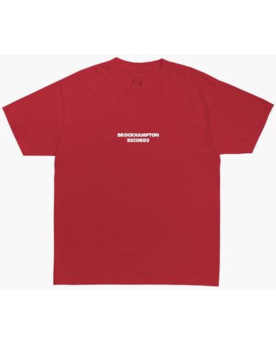 BROCKHAMPTON Records T-shirt - Red