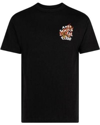 ANTI SOCIAL SOCIAL CLUB Tiger Blood T-shirt "weekly Drop" - Black