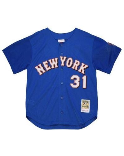 Mitchell & Ness Authentic Batting Practice Jersey "mlb Ny Mets 1999 Mike Piazza" - Blue