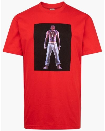 Supreme Tupac Hologram T-shirt "ss 20" - Red