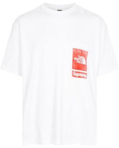 Supreme Tnf Printed Pocket T-shirt 