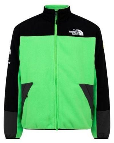 Supreme Tnf Rtg Fleece Jacket "ss 20" - Green