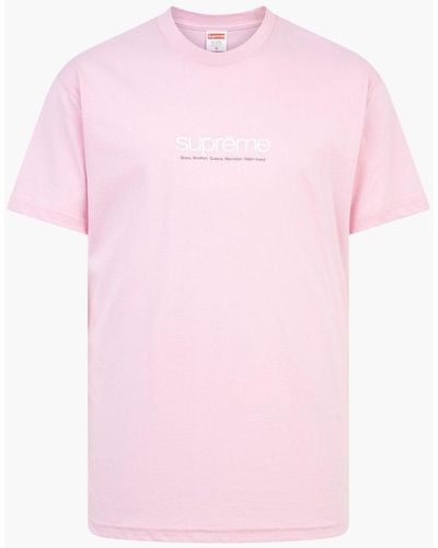 Supreme Five Boroughs T-shirt "ss 21" - Pink
