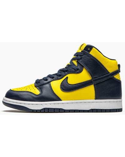Nike Dunk High Sp "michigan" Shoes - Yellow