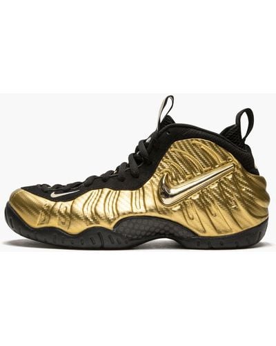Nike Air Foamposite Pro "metallic Gold" Shoes - Black