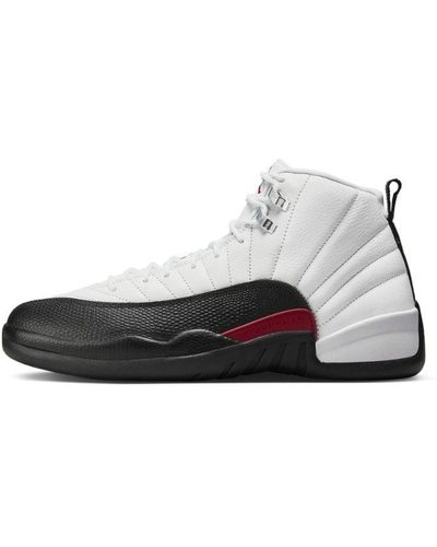 Nike Air 12 "red Taxi" Shoes - Grey