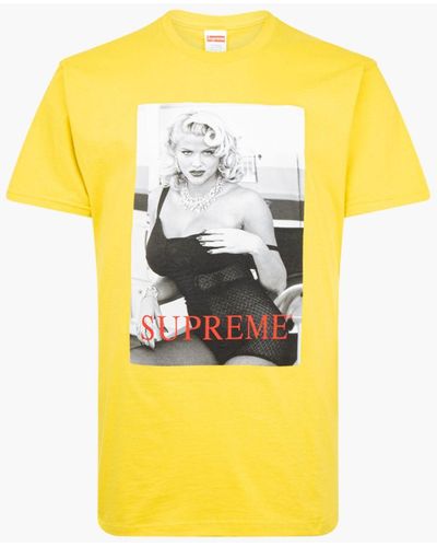 Supreme Anna Nicole Smith T-shirt "ss 21" - Yellow