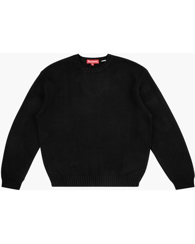 キムタク着 私物 supreme back logo sweater 付属品完備