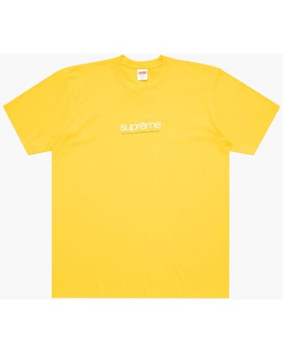 Supreme Five Boroughs T-shirt "ss 21" - Yellow
