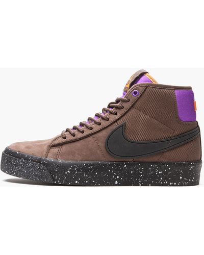 Nike Sb Zoom Blazer Mid Pro Gt Qs "acg" Shoes - Brown