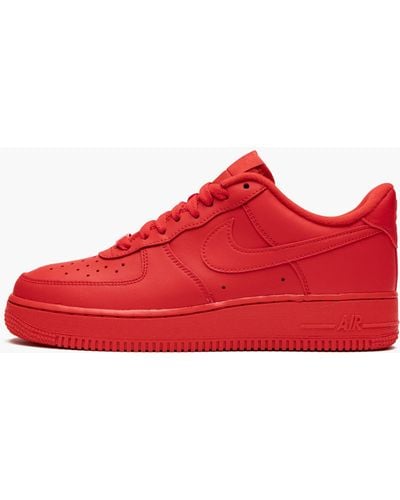 Nike Air Force 1 '07 Lv8 "triple Red" Shoes