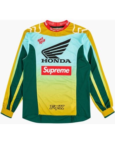 Supreme Honda Fox Racing Moto Jersey T "fw 19" - Green