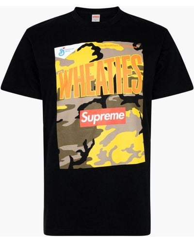 Supreme Wheaties T-shirt "ss 21" - Black
