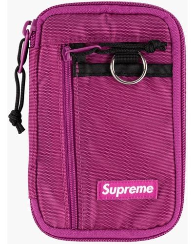 Supreme Small Zip Pouch "fw 19" - Pink